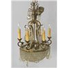 Image 1 : Bronze & crystal French chandelier