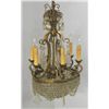 Image 3 : Bronze & crystal French chandelier