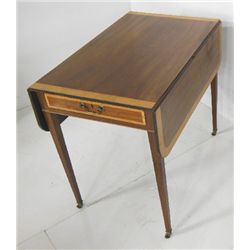 Hepplewhite banded pembroke table ca. 1780's