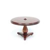 Image 1 : Miniature Regency mahogany pedestal center table