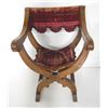 Image 2 : Italian folding savanarolla chair ca. 17th c.