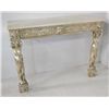 Image 1 : Paint Decorated Figural Marble Top Console Table