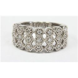 14 kt. White Gold Diamond Ring
