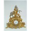Image 1 : Bronze figural 19thc clock