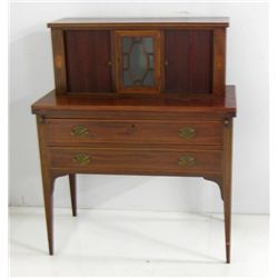 Mahogany tamboor desk ca. 1890's
