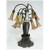 Image 1 : Tiffany style bronze "Lily" lamp