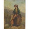 Image 1 : Oil painting of "Mother & Child at Spring"