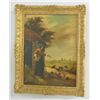 Image 2 : 19th c. gilt framed Dutch oil painting signed JGS