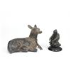 Image 1 : 2 Chinese pewter sculptures