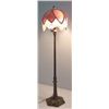 Image 1 : Champleve bronze pole lamp