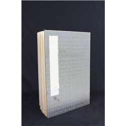 Chinese book w/ handpainted "Women & Calligraphy"