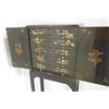 Image 4 : Chinese 2 door lacquered cabinet on stand