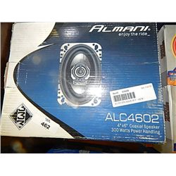 AUTO SPEAKER SET - NEW - ALMANI 4 X 6 300 W