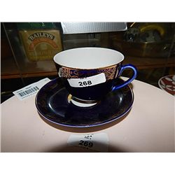 TEA CUP & SAUCER - MADE IN RUSSIA