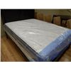 Image 1 : QUEEN EURO TOP MATTRESS - NEW - FOAM ENCASED - 720 CONTINUOUS COILS & MEMORY FOAM