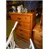 Image 1 : PINE HIGH BOY DRESSER - 5 DRAWER