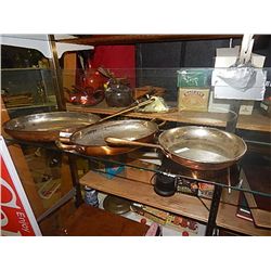 COPPER & STAINLESS PANS - 3