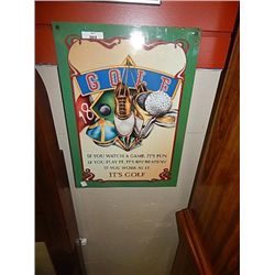 PICTURE - GOLF SIGN