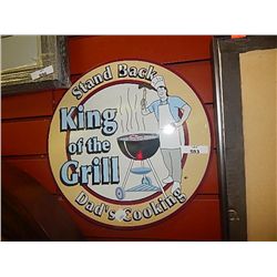 KING OF GRILL SIGN