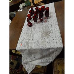 LACE TABLE CLOTH - WHITE