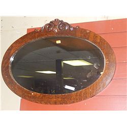 VINTAGE OVAL MIRROR