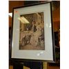 Image 1 : FRAMED VINTAGE PICTURE - MAN AND WOMAN