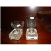 Image 1 : ASSORTED CRYSTAL/GLASSWARE - 4PC TOTAL