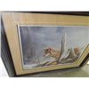 Image 1 : FRAMED LIMITED EDITON PRINT "LONE COYOTE" - MARLA WILSON