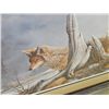 Image 2 : FRAMED LIMITED EDITON PRINT "LONE COYOTE" - MARLA WILSON