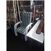 Image 1 : PATIO CHAIRS - WHITE - STACKING 2 X BID 2 X BID