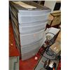 Image 1 : PLASTIC STORAGE CONTAINER - 5 DRAWER