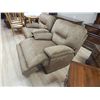 Image 2 : ROCKER/ RECLINER - EXTRA LARGE - NUTMEG FAUX SUEDE - NEW