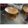 Image 2 : OVAL COFFEE TABLE & 2 END TABLES