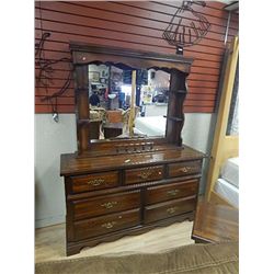 FRENCH PROVINCIAL DRESSER WITH MIRROR