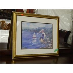 FRAMED PRINT - "BOY HOOD DREAMES"