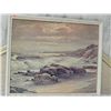 Image 1 : FRAMED PRINT ON BOARD - OCEAN BEACH