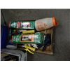 Image 2 : BOX OF ASSORTED NEW STOVE ITEMS & BOX GARDENING AND PLUMBING = 2 BOXES TOTAL