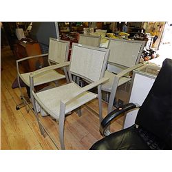 TALL BAR / DINING CHAIRS - 4 X BID