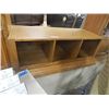 Image 1 : OAK 3 SECTION MEDIA UNIT - NEW - CAN BE COMBINED WITH MEDIA TOWERS