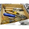 Image 1 : BOX OF WOOD CHISELS
