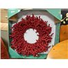 Image 1 : CHRISTMAS WREATH - RED
