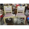 Image 1 : WOOD DINING CHAIRS - 2