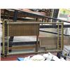 Image 1 : VINTAGE BRASS BED STEEL SPRING FRAME FOR 39" BED