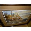 Image 1 : FRAMED LIMITED EDITION PRINT "AUTUMN BARONS - DAVID MACLEGAN - APPROX. GALLERY VALUE $500