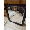 Image 1 : DARK ESPRESSO FRAMED MIRROR - LARGE - NEW