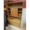 Image 2 : TEAK WALL CABINET WITH 3 DRAWERS AND SLIDING DOOR ENTRY IN CENTER