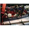 Image 2 : BOX OF VINTAGE AND OTHER CHRISTMAS ORNAMENTS