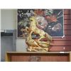 Image 2 : INTICATELY CARVED WOOD HORSE STATUE