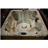 Image 2 : CAL SPAS 8' HOT TUB WITH SANDBAR  INTERIOR AND MAHOGANY  EXTERIOR. COMES WITH 52 JETS,