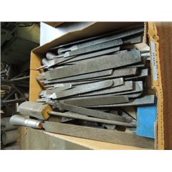 BOX LOT ASSORTED MACHINIST METAL FILES